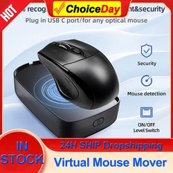 Undetectable Mouse Jiggler 5V 1A Simulate Mouse Mover Wired Wireless Mouse Driver-Free Mouse for Keeps Computer Awakening