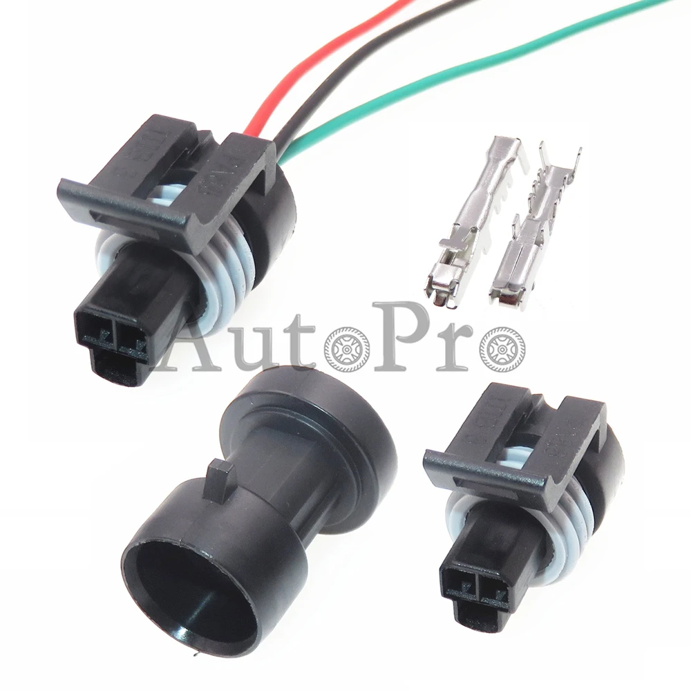 1 Set 3 Hole AC Assembly Restrictor Air Damper Fuel Injector Plug Rail Socket Water Temperature Sensor Plug 12110192 / 12065287