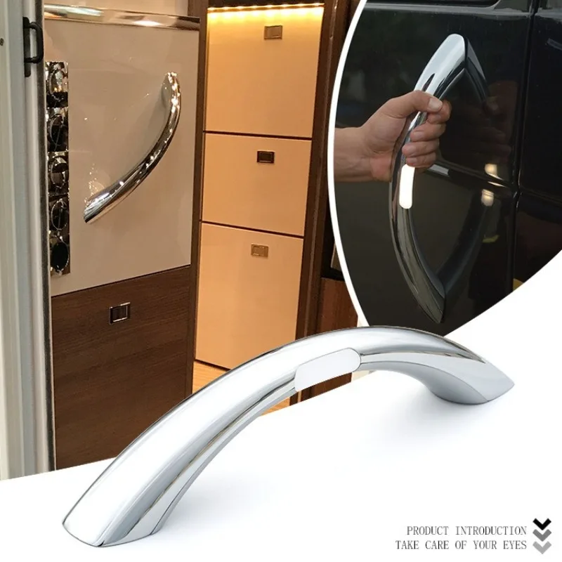 The vehicle lighting door handle for the camper van is suitable for modifying the exterior handle of a travel trailer.