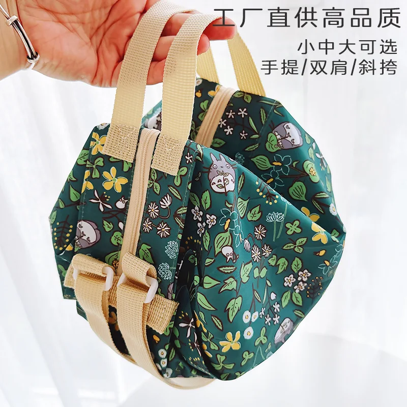 الكرتون الياباني توتورو الأكورديون مطوي التسوق Bageasy للطي وتخزين المحمولة باليد الكتف متدلي هدية