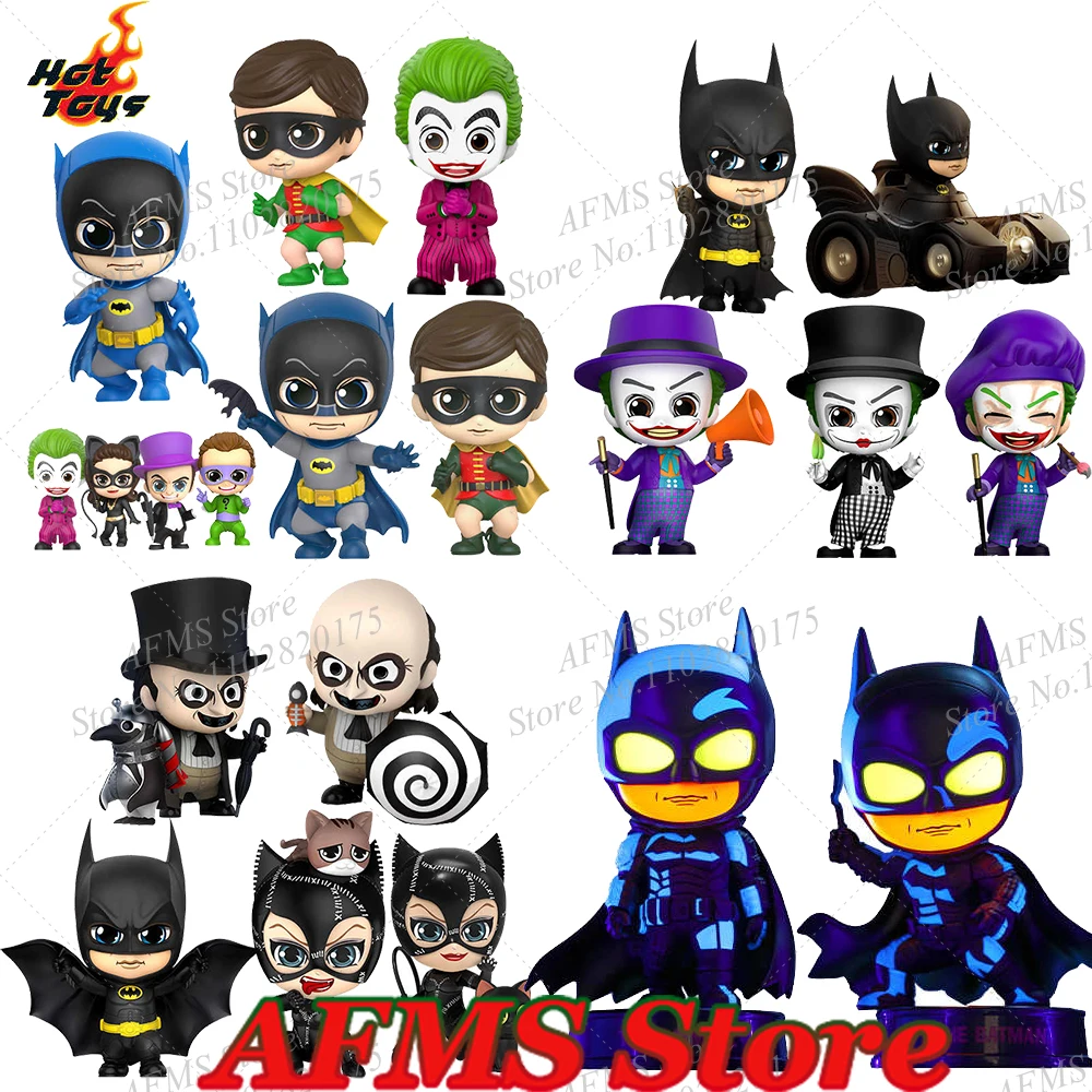 

Hot Toys COSBABY Super Hero Batman The Dark Knight Robin Clown Catwoman Loki Venom Dolls Anime Mini Collection Toys Gifts