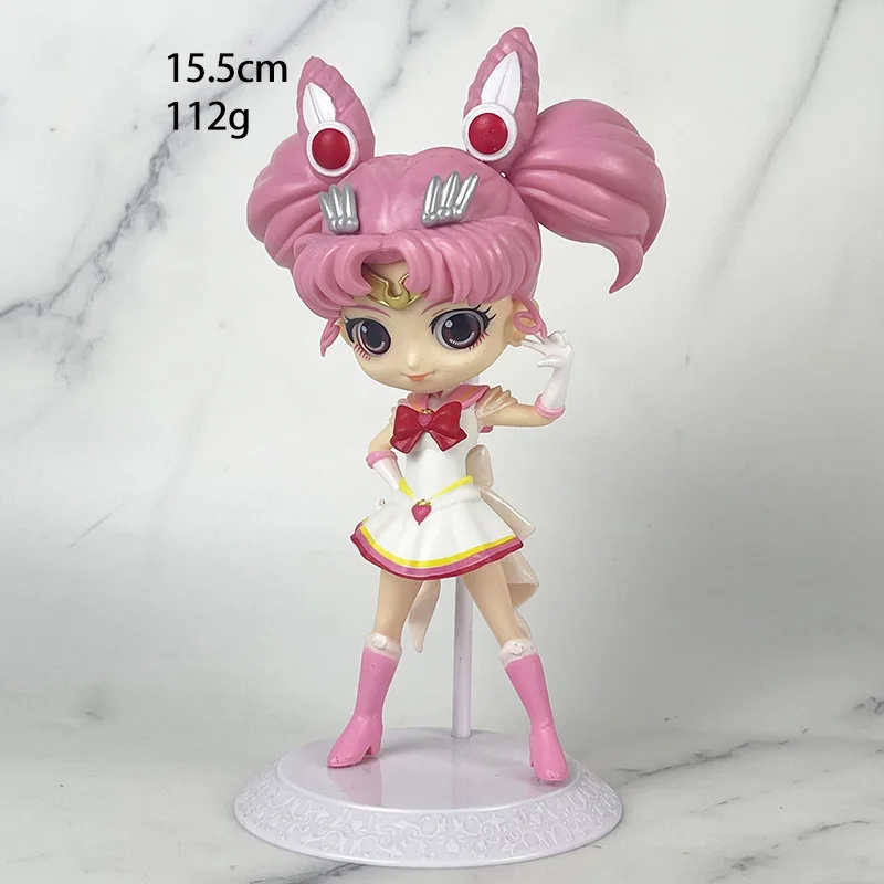 Sailor Moon Anime Character Roles Tsukino Usagi Chibiusa Action Figures Collection Model Toys Car Decoration Ornament Gifts