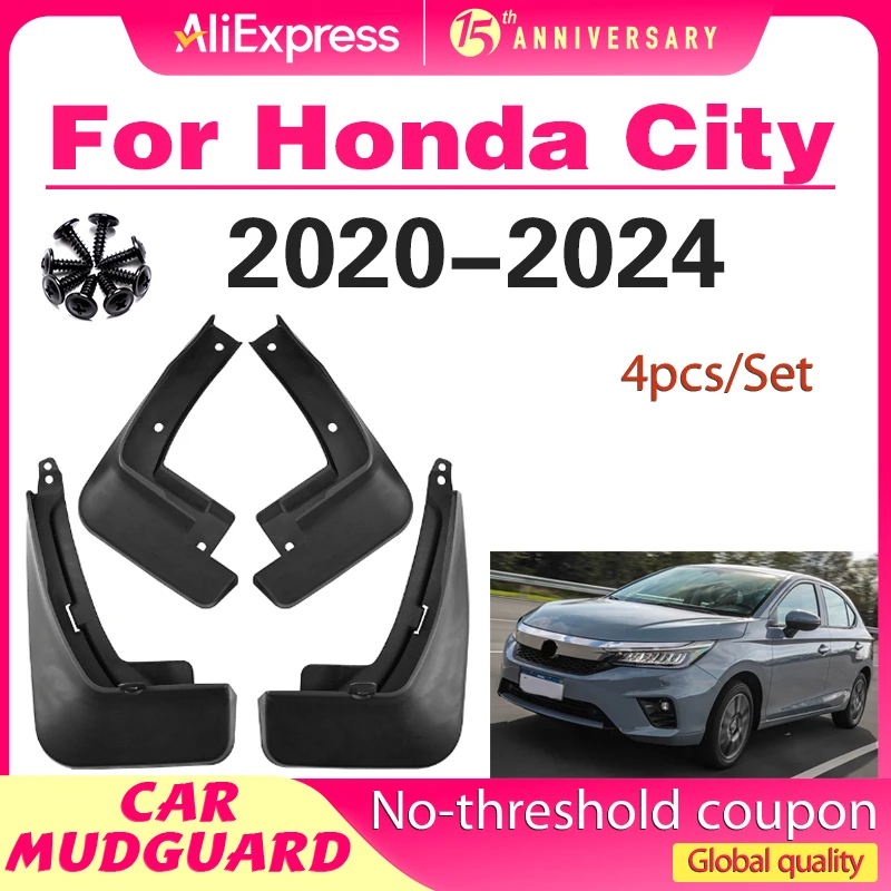 

Mud Flaps for Honda City 2024 Hatch 2023 2022 2021 2020 GN2 GN3 GN5 Car Accessorie Mudguards Splash Guards Fender Flare Mudflaps