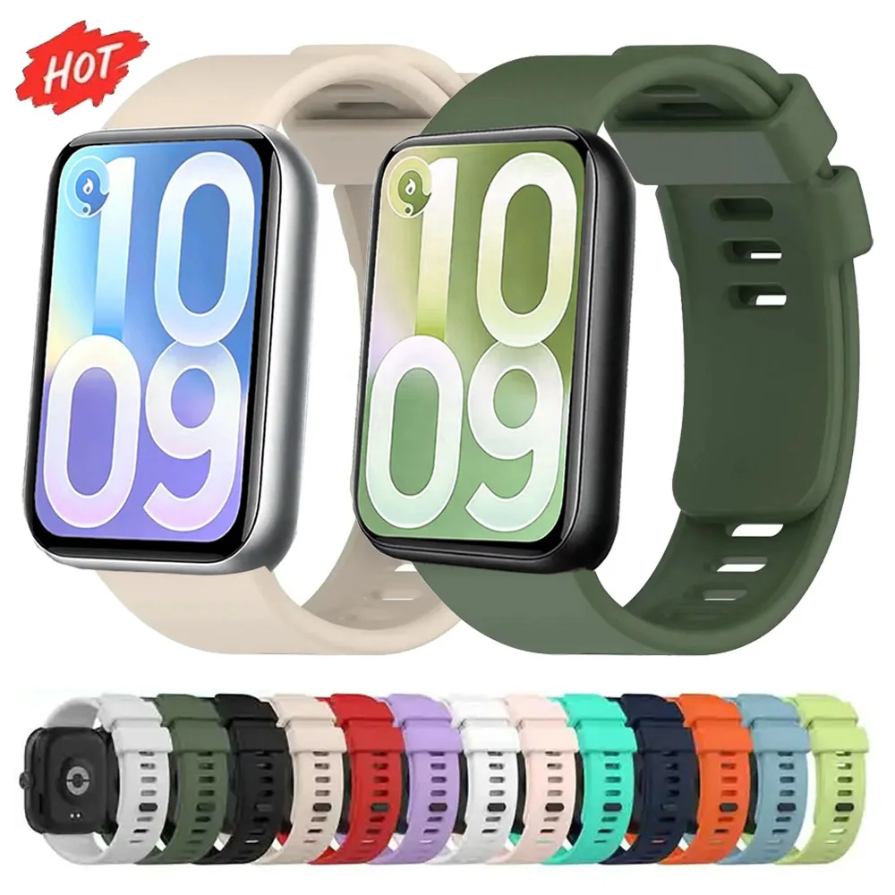 Silikonarmband für Redmi Watch 6 5 4 Smartwatch-Zubehör Offizielles Ersatzarmband Xiaomi Mi Band 10/8/9 Pro