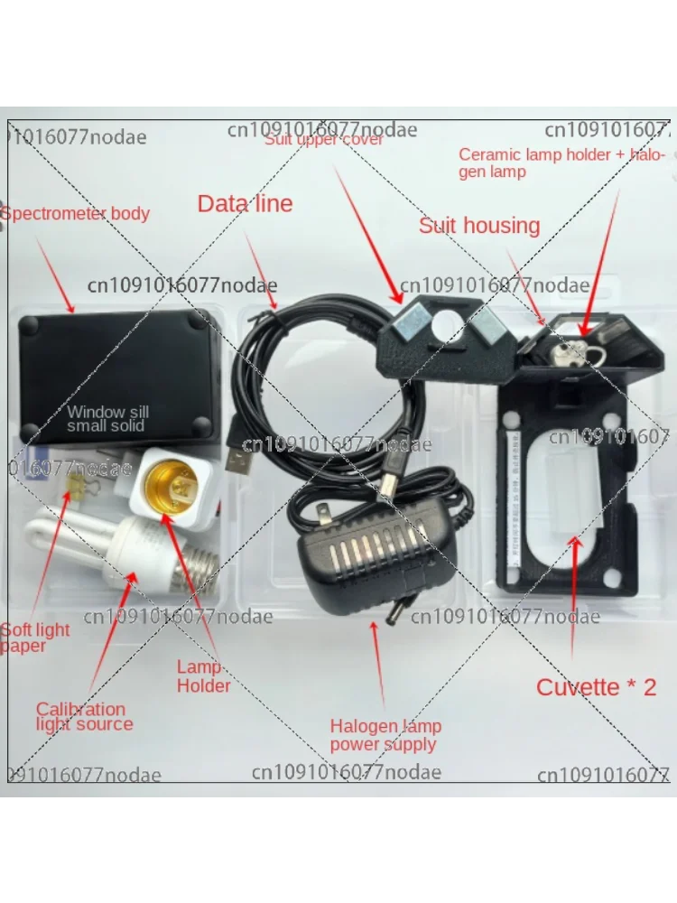 مطياف DIY لقياس الضوء الأزرق، الطيف الكامل، طيف الامتصاص L-s-er، إلخ