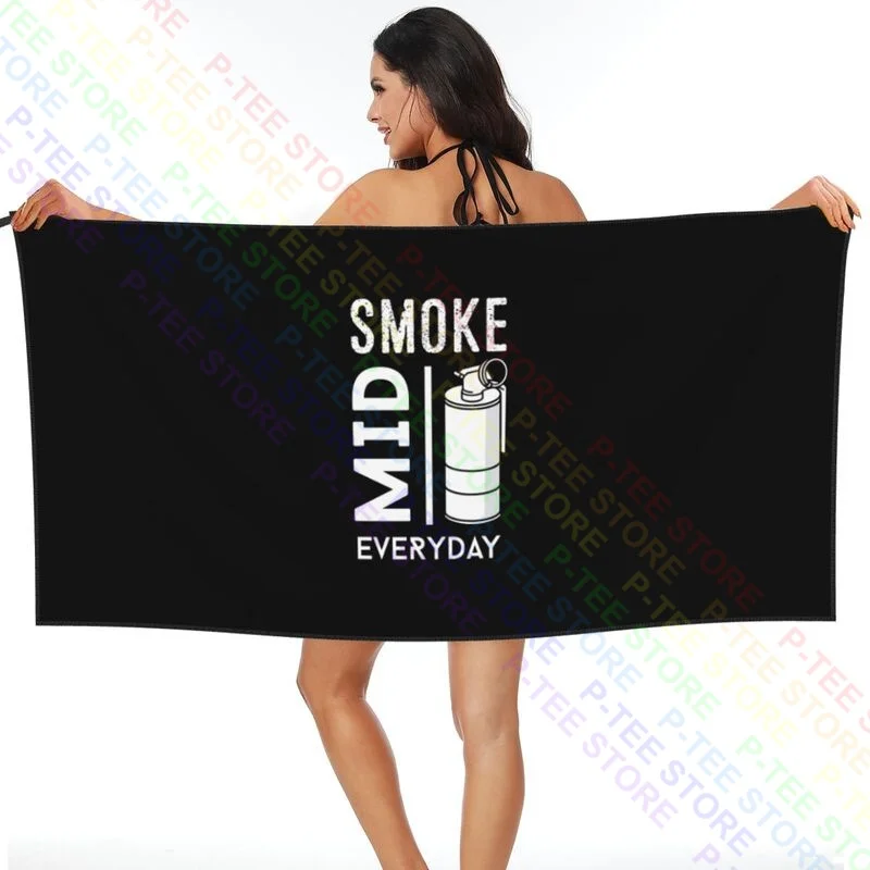 Cs Go Gaming Smoke Mid Everyday Counter Strike Quick dry Towel Smooth Absorbent Sports Towel