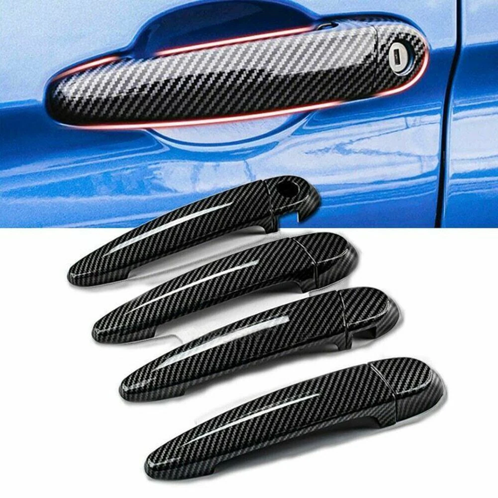 

ABS Plastic Carbon Fiber Door Handle Covers Trims For BMW E87 E90 E91 E92 E93 F30 X1 X2 X3 X4 X5 X6 2005-2012 Accessories