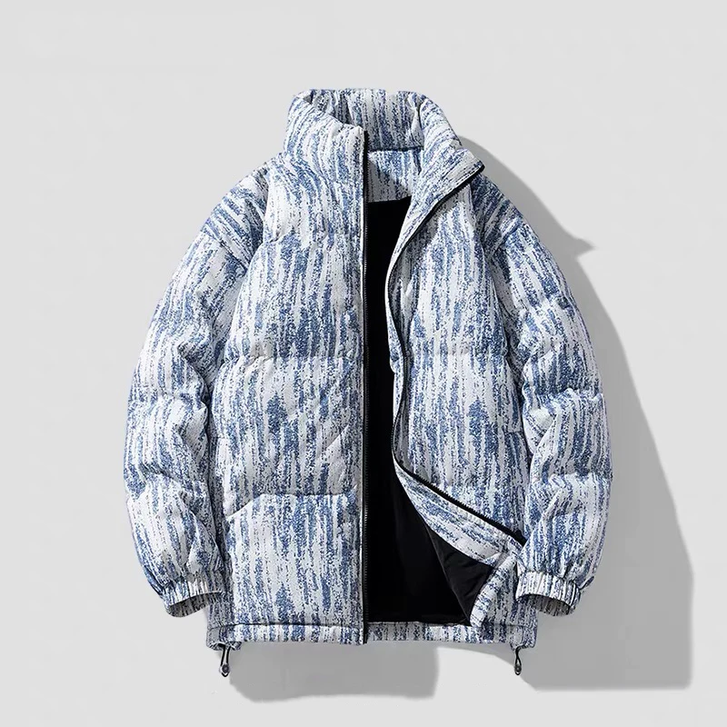

Джинсовый пуховик с капюшоном # nigo96741