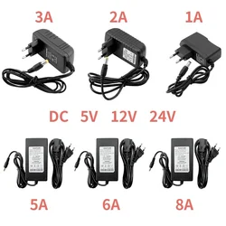 DC 5V 12V 24V Schaltnetzteil 1A 2A 3A 5A 6A 8A Quelle 220V bis 5V 12V 24V Adapterleistung 220V bis 12 Volt Universal-Ladegerät