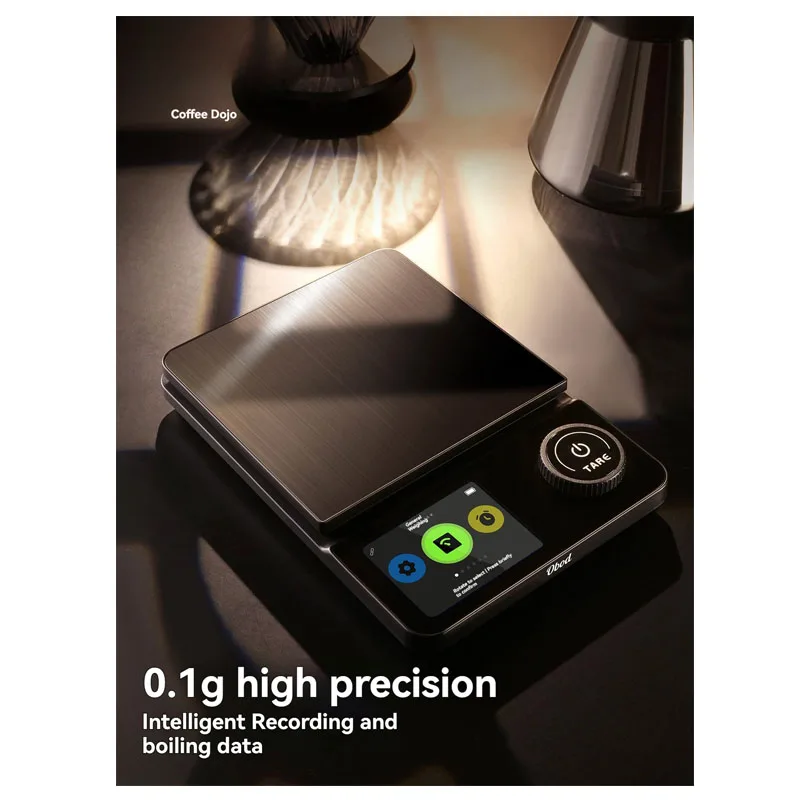 ‌‌Scale Smart Digital Professional Electronic Scale Automatic Timing Coffee Bean Gram Scale Household Weighing Device