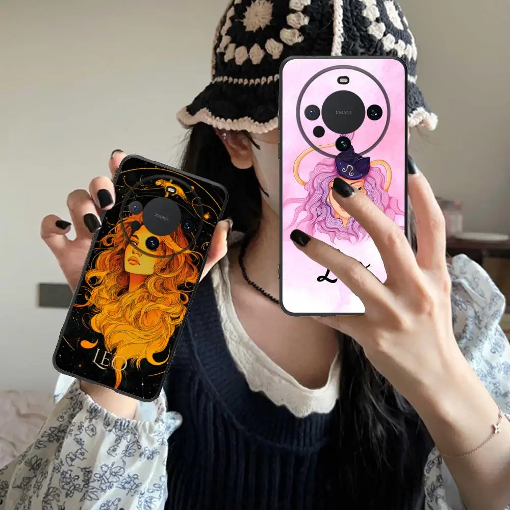 حافظة لهاتف هواوي ميت 60 50 40 30 20 10 Pro Plus Lite E 5G غطاء طباعة ملون غطاء فاخر جميل #2