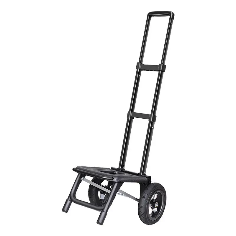 

Folding small cart, home shopping, shopping and pulling goods trolley pull rod