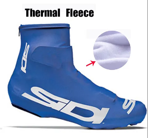 1 Paar Fietsschoen Hoezen Fleece Thermisch Stofdichte Man Vrouw Overschoenen Racefiets Fiets Mtb Winter Fietsovertrek