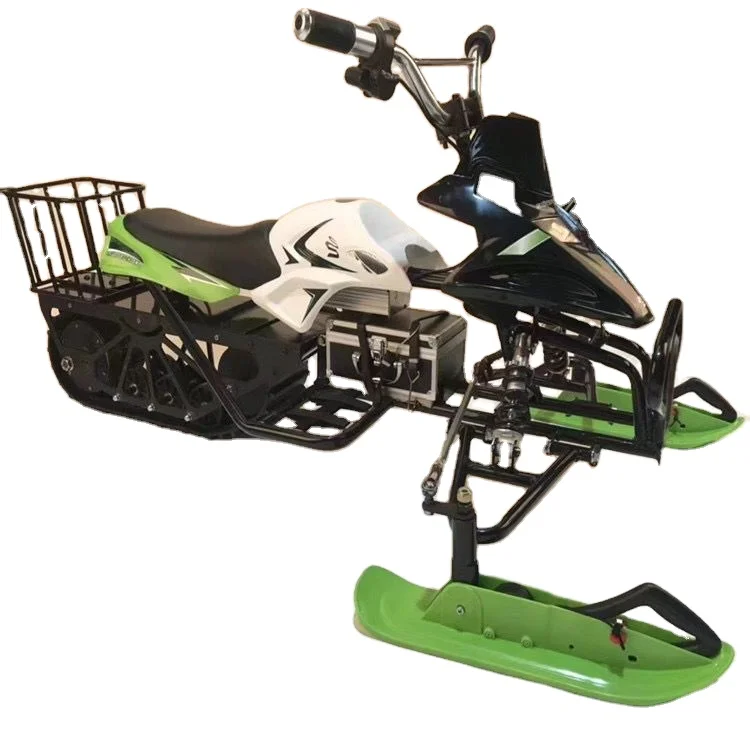 

High Safety 110cc Adults and Children Mobile Snow Electric Double Ski Big Sled Snowmobile Equipment