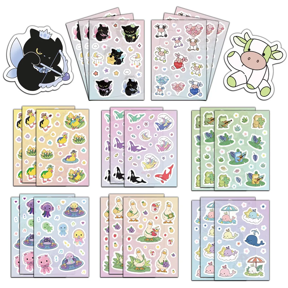 8 teile/satz niedlichen kreativen Meme Festival Traum Zoo DIY Desktop Briefpapier Cup Aufkleber