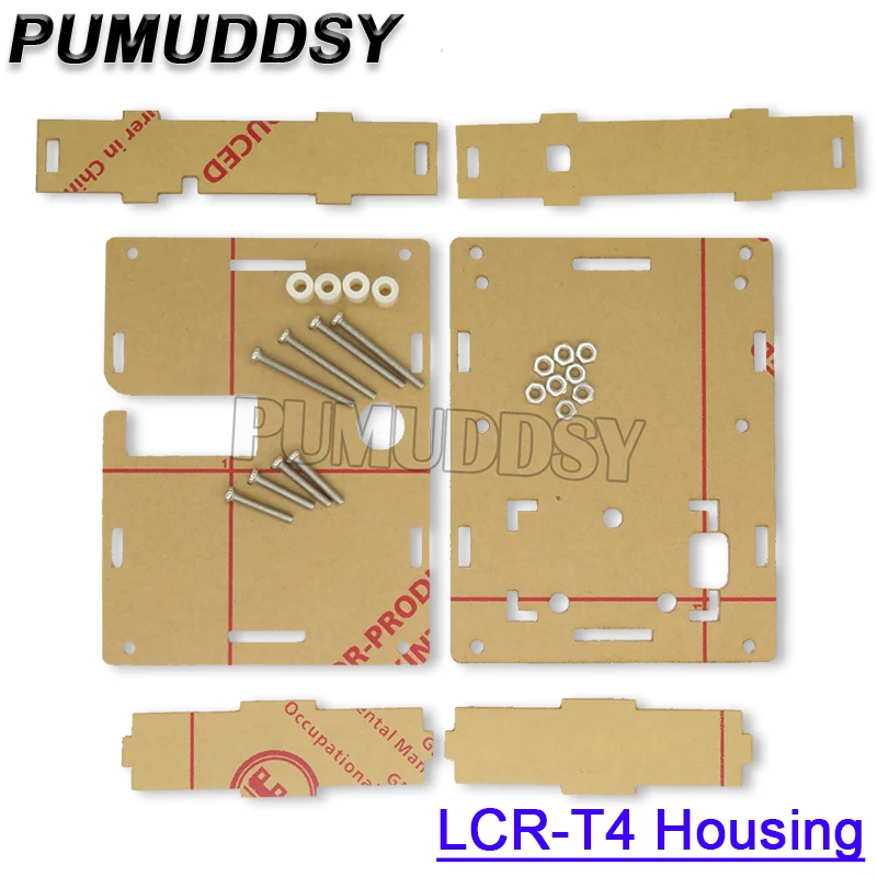 Box lcr-t4 przezroczysty akrylowy LCR-T3 obudowa powłoki dla lcr-t4 Tester próbnik elektroniczny ESR SCR/MOS LCR T4