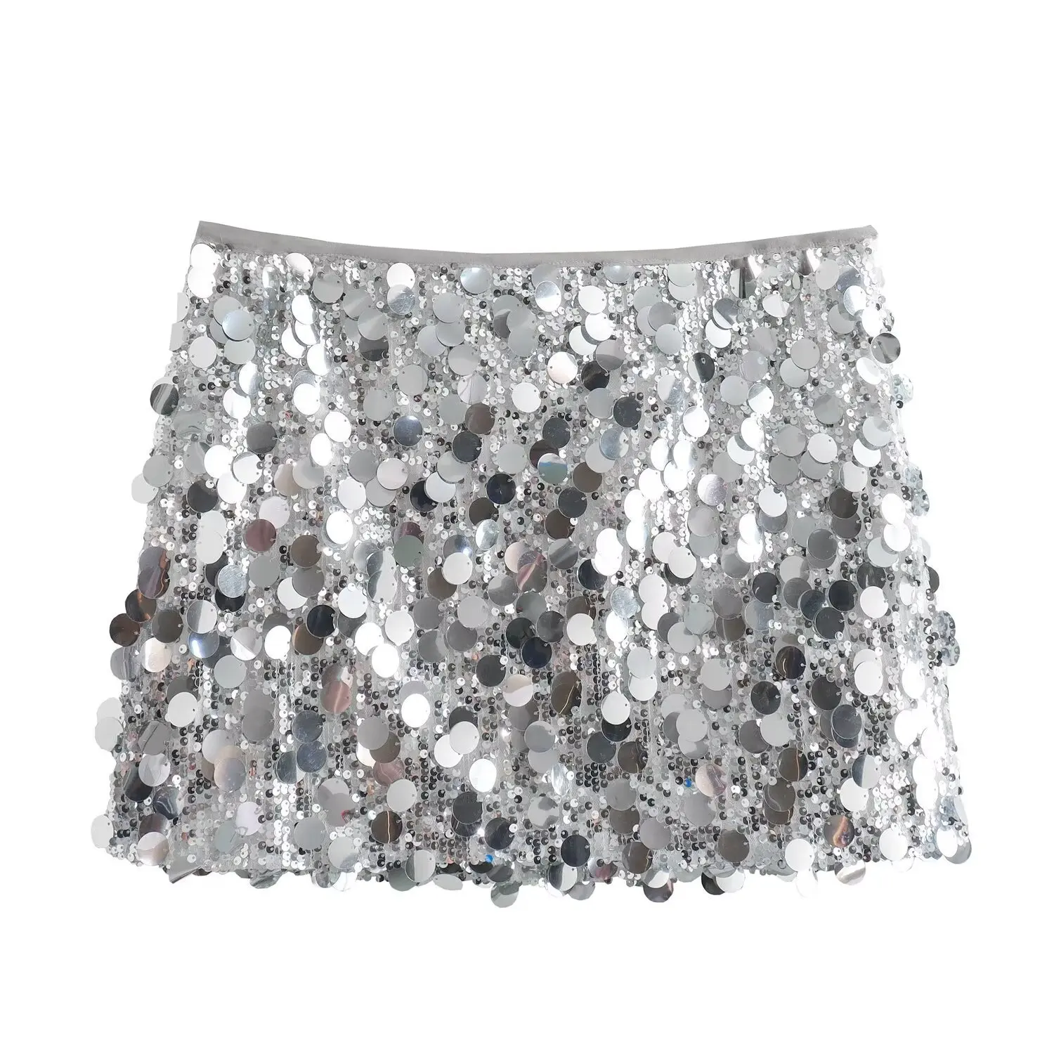 2026 Women's Clothing Autumn and Winter Temperament Light and Mature Fashion New Product Party Sequined Mini Skirt  Y2k Skirt