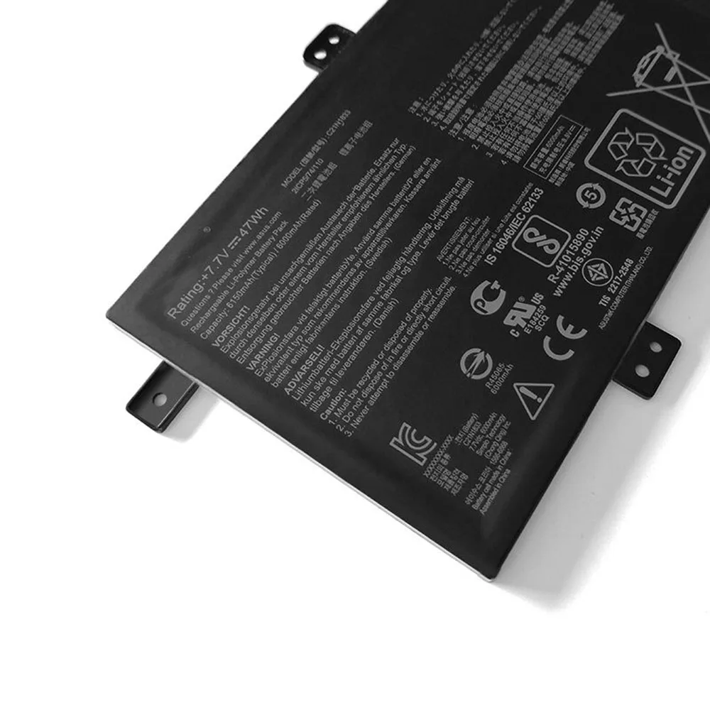 Imagem -03 - Bateria Original do Portátil para Asus Vivobook Novo Genuíno C21n1833 7.7v 47wh Bx431fa Bx431fb K431fa S431fl S431fa S431fl