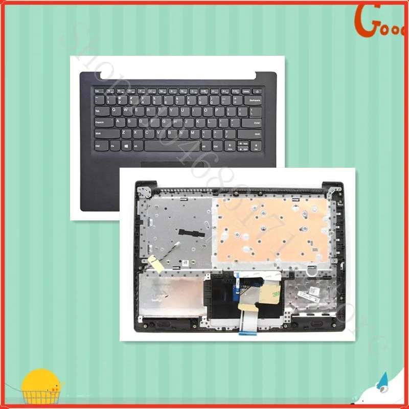 L New Palmrest Upper Case US No Backlit KB TP TE 5CB0X57136, 5CB0X57135, AP1RQ000100X For V14-IIL 82C4 Laptop