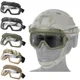 Gafas de Protección Tácticas para Airsoft y Paintball con Lentes Antiniebla y UV, Ajustables y Resistentes a Impactos