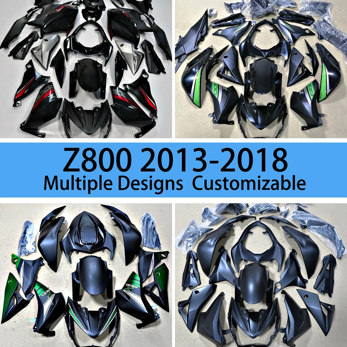 

For KAWASAKI Z800 2013 2014 2015 2016 2017 2018 Fairing Set Injection Kit Z 800 13-18 Free Custom Racing Motorcycle Fairings