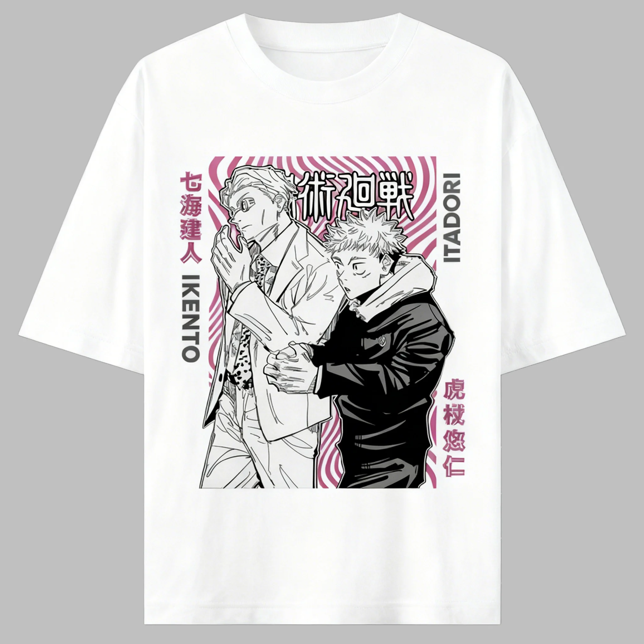 

Футболка унисекс из хлопка с принтом Нанами Кэнто из аниме Jujutsu Kaisen 2026, свободного кроя, в стиле Харадзюку, летняя, модная, аниме-атрибутика