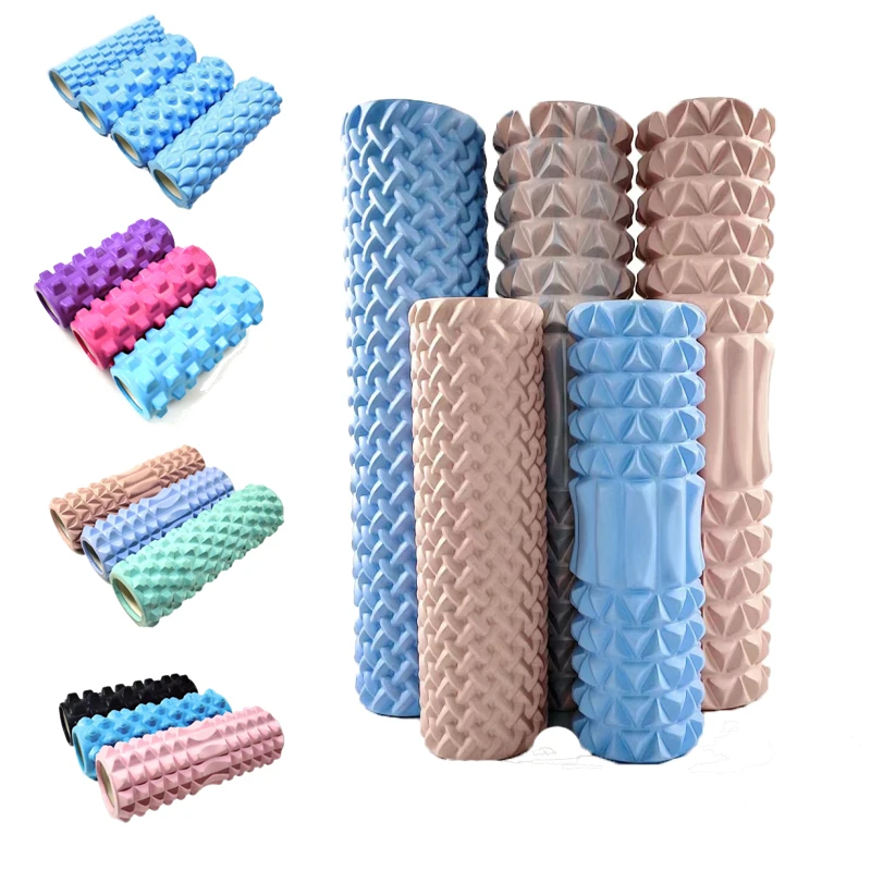 High Density Muscle Fitness Massage Stick Relax Foam Camo Column Roller Custom Logo Hollow Yoga Back Eva Foam Roller