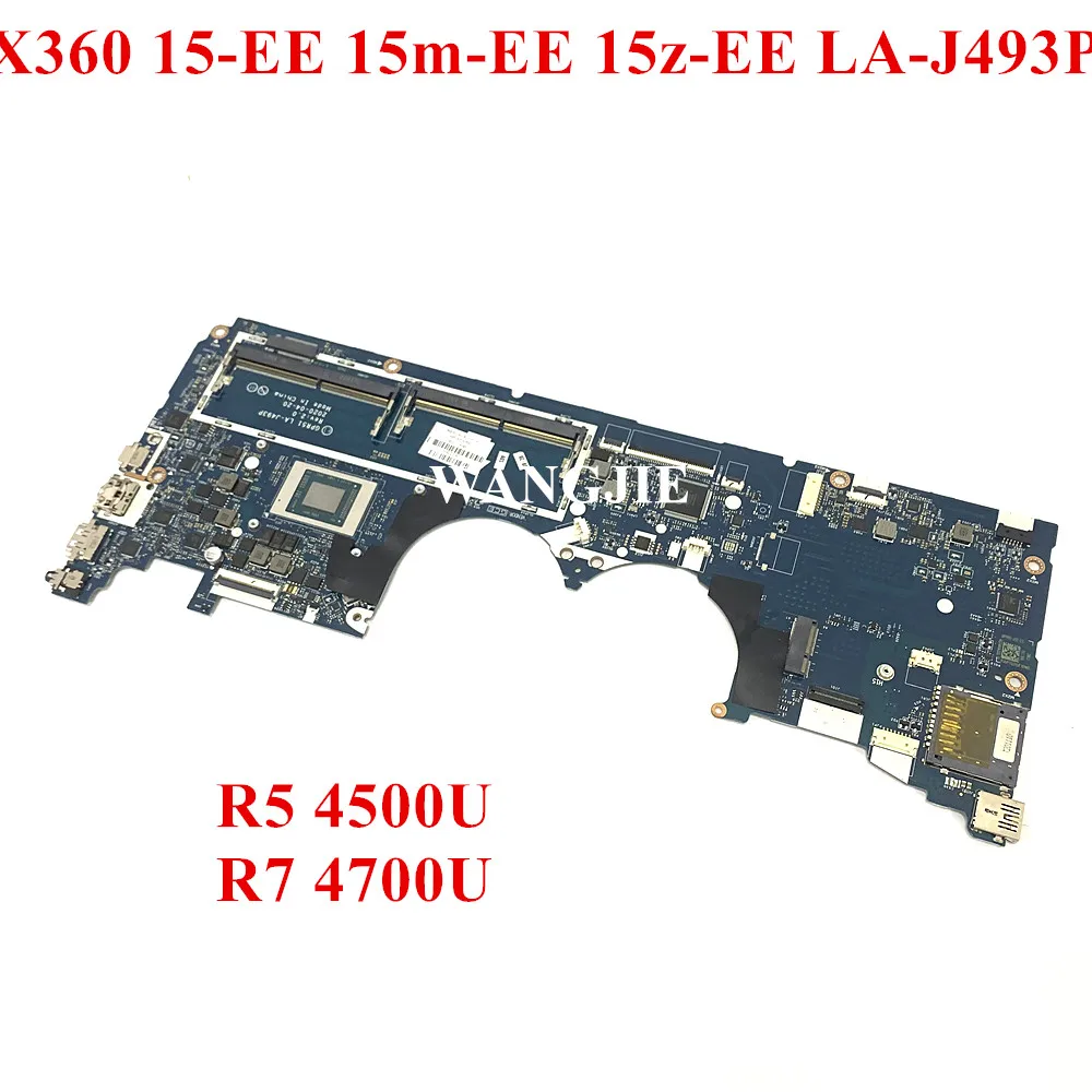 

GPR51 LA-J493P для HP Envy X360 15-EE 15m-EE 15z-EE Материнская плата ноутбука L93114-601 L93113-601 с процессором R5 R7 100% рабочая