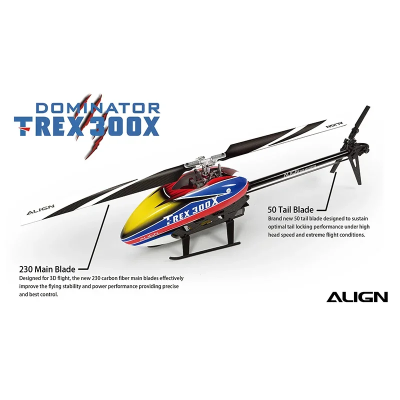 3D RC Helicopter ALIGN T-REX 300X 2.4GHz 6CH 3D RTF Not 450 470 RC Helicopter Spare parts