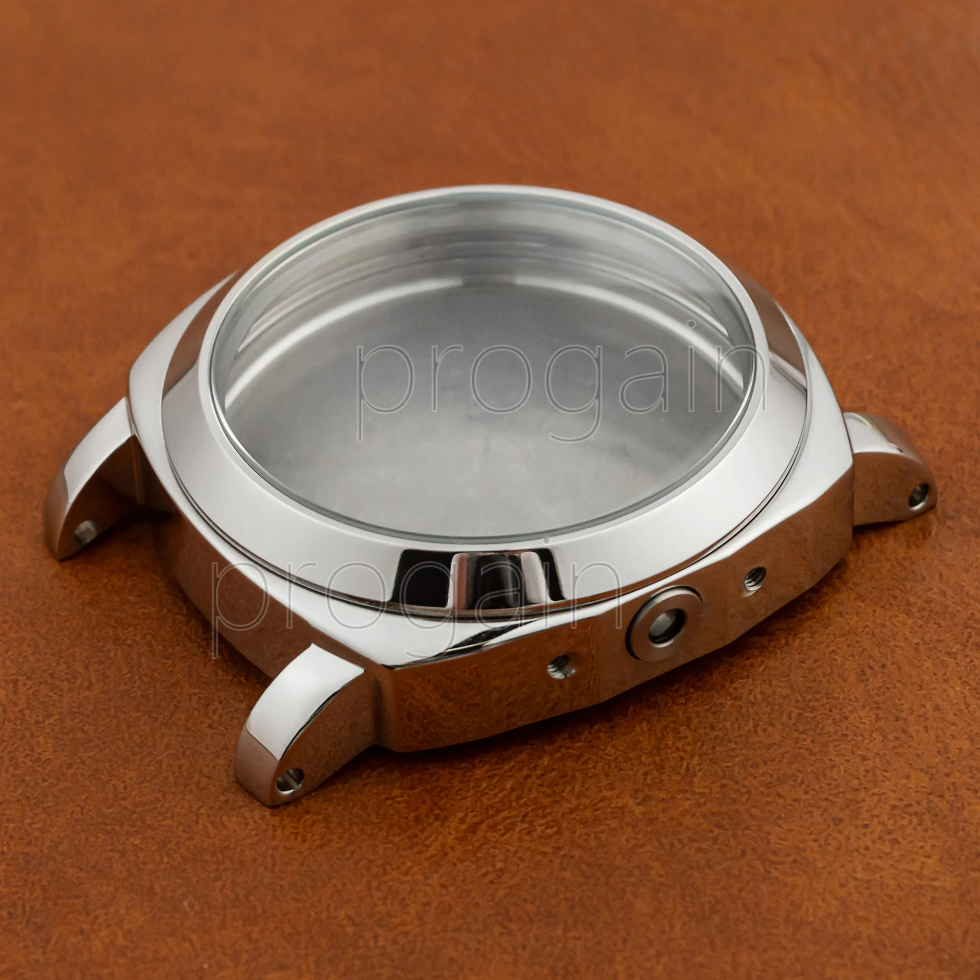 Obudowa 44mm do zegarka PAM 5218 Vintage Retro, szkło szafirowe, stal nierdzewna, pasuje do mechanizmów CG 6497/6498/ST3600, części do modyfikacji zegarków. — zdjęcie 6