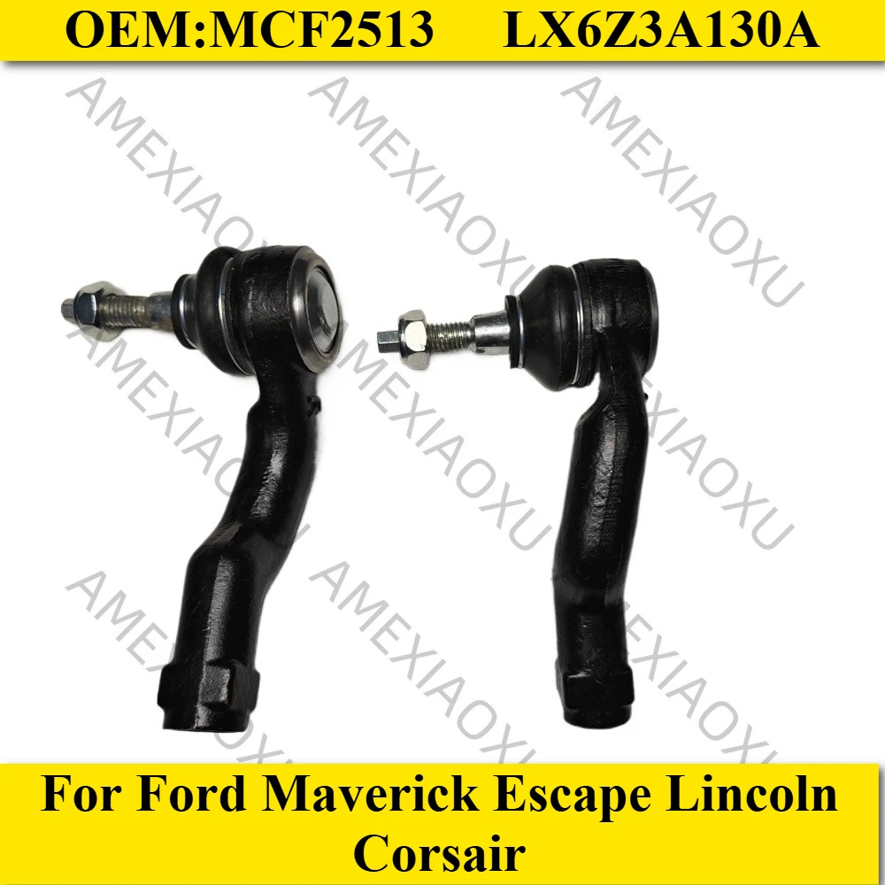 

2x Front Left & Right Outer Tie Rod End for Ford Maverick Escape Lincoln Corsair MCF2513, LX6Z3A130A