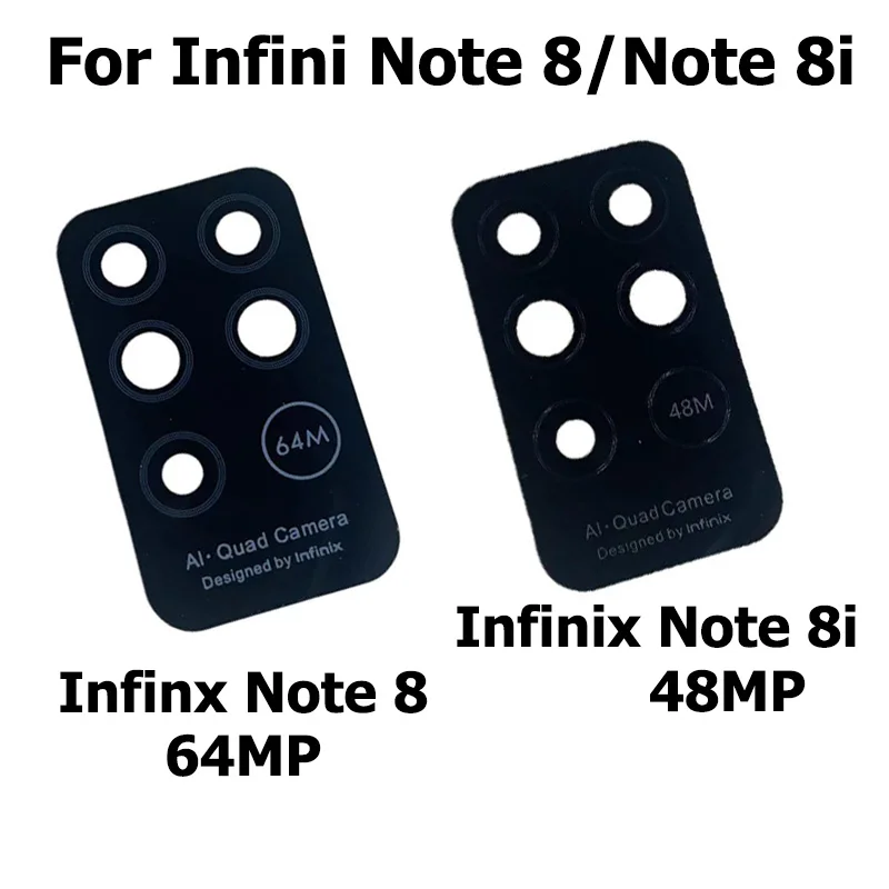 For Infinix Note 11 Pro X697 Rear Back Camera Glass Lens With Glue Sticker For Infinix Note 10 8 8i 7 Lite