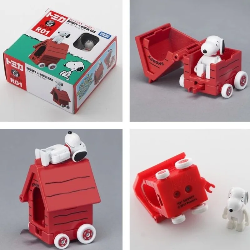 TAKARA TOMY Tomica R01 Snoopy Ruchomy Samochodzik Zabawka 887270 Mały prezent dla dzieci