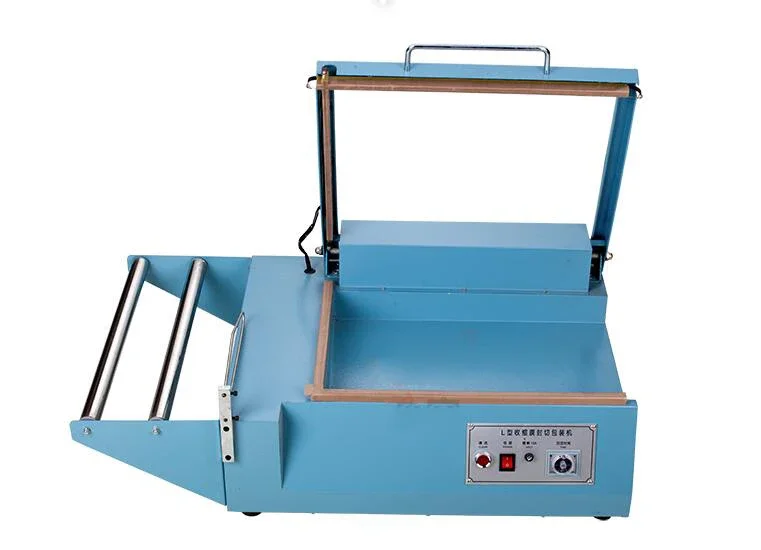 L-type Shrink Film Sealing Cutting Machine PVC Plastic Wrapping Bag Sealer 220V