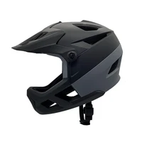 Casco de bicicleta de montaña de cara completa para hombres y mujeres, casco de bicicleta de carretera, visera ajustable ligera y puerto de gafas, casco de bicicleta de 55-59CM