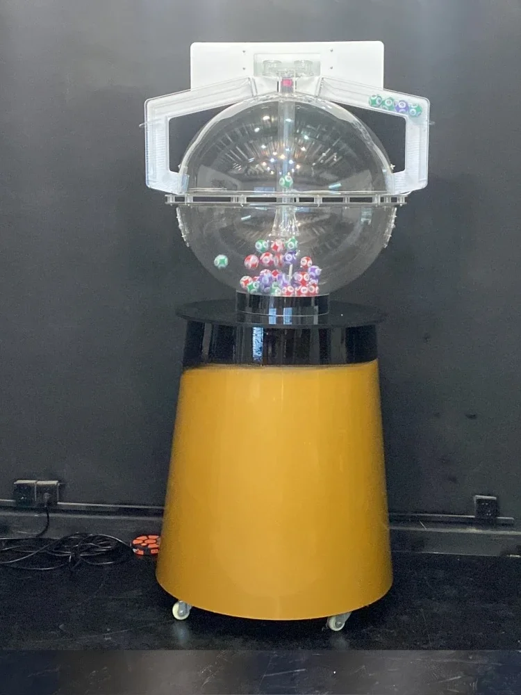 Double Color Ball Lottery Machine Automatic Body Lottery Machine RFID Reading Code Live Number Ball