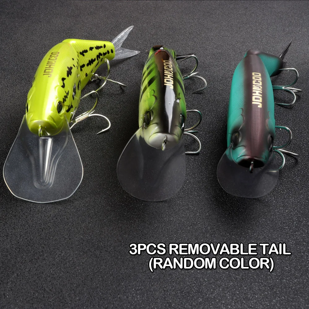 Predator Wobbler Minnow Swimbait articulado para lucio - imagen 4