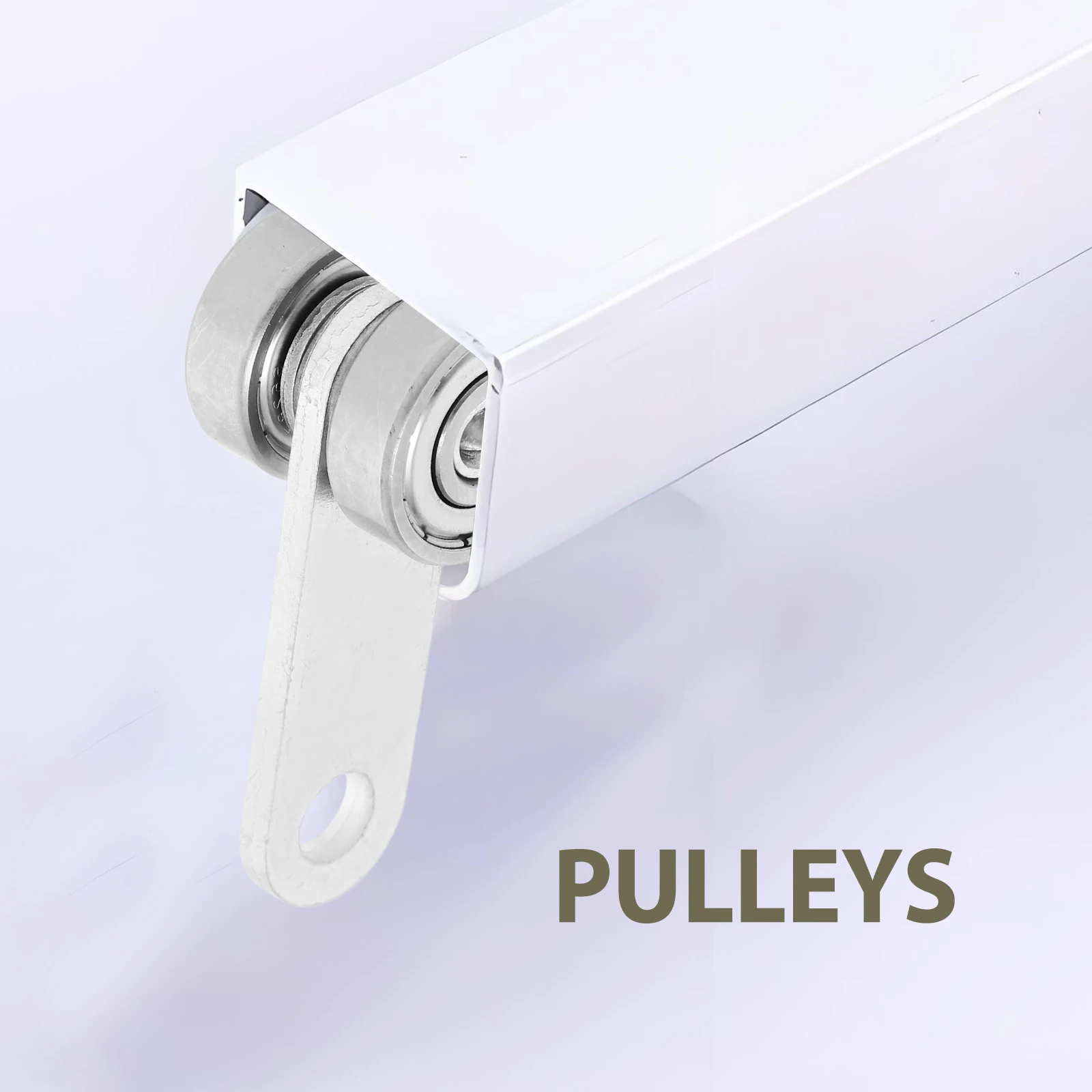 

Stainless Steel Sliding Gate Wheels Double Bearing Track Roller Pulley Smooth Rolling Metal Caster Bracket For Rail