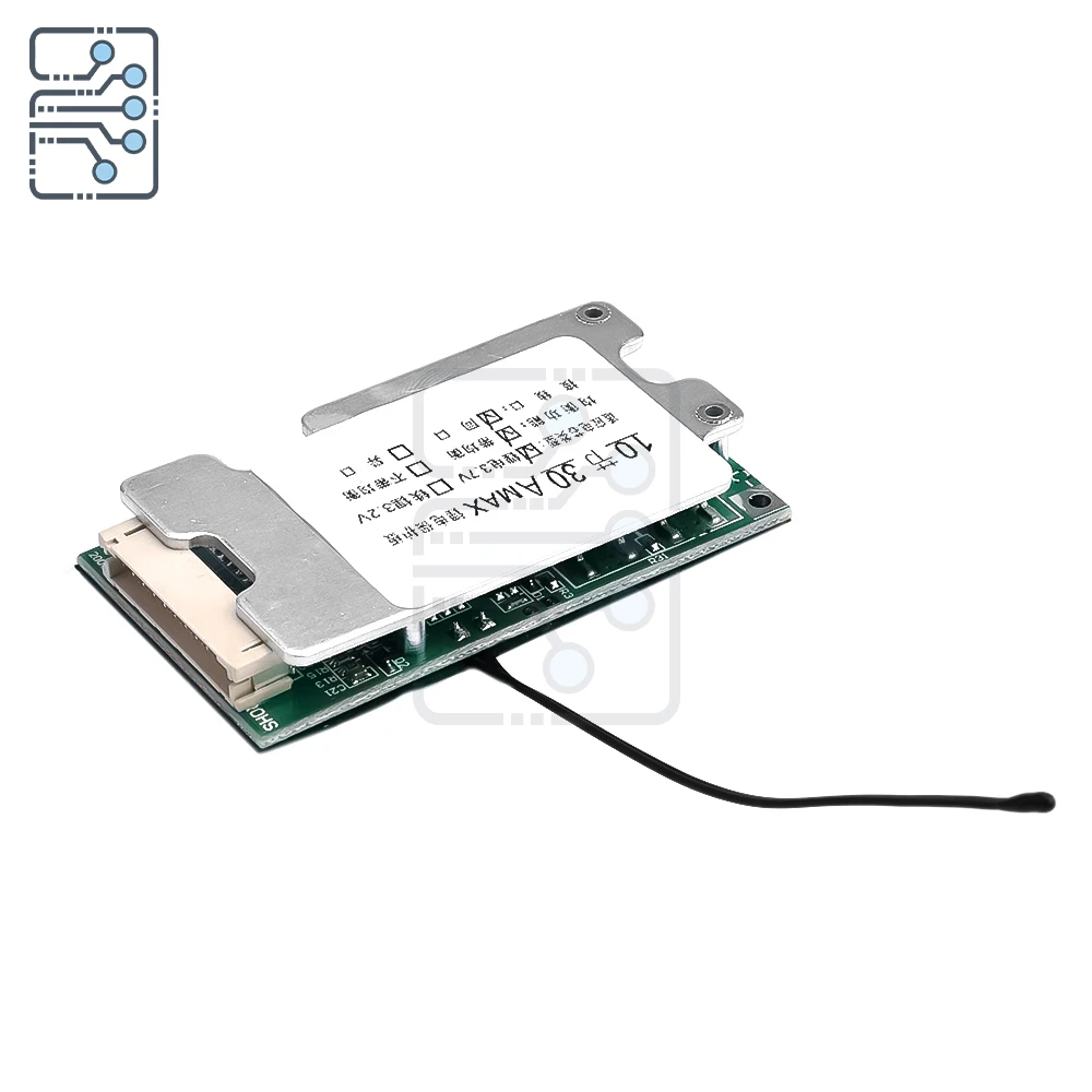 BMS Lithium Battery Charging Board with Protection Balancer 10S 30A 36V BMS Balance Charging Circuit with Induction Line