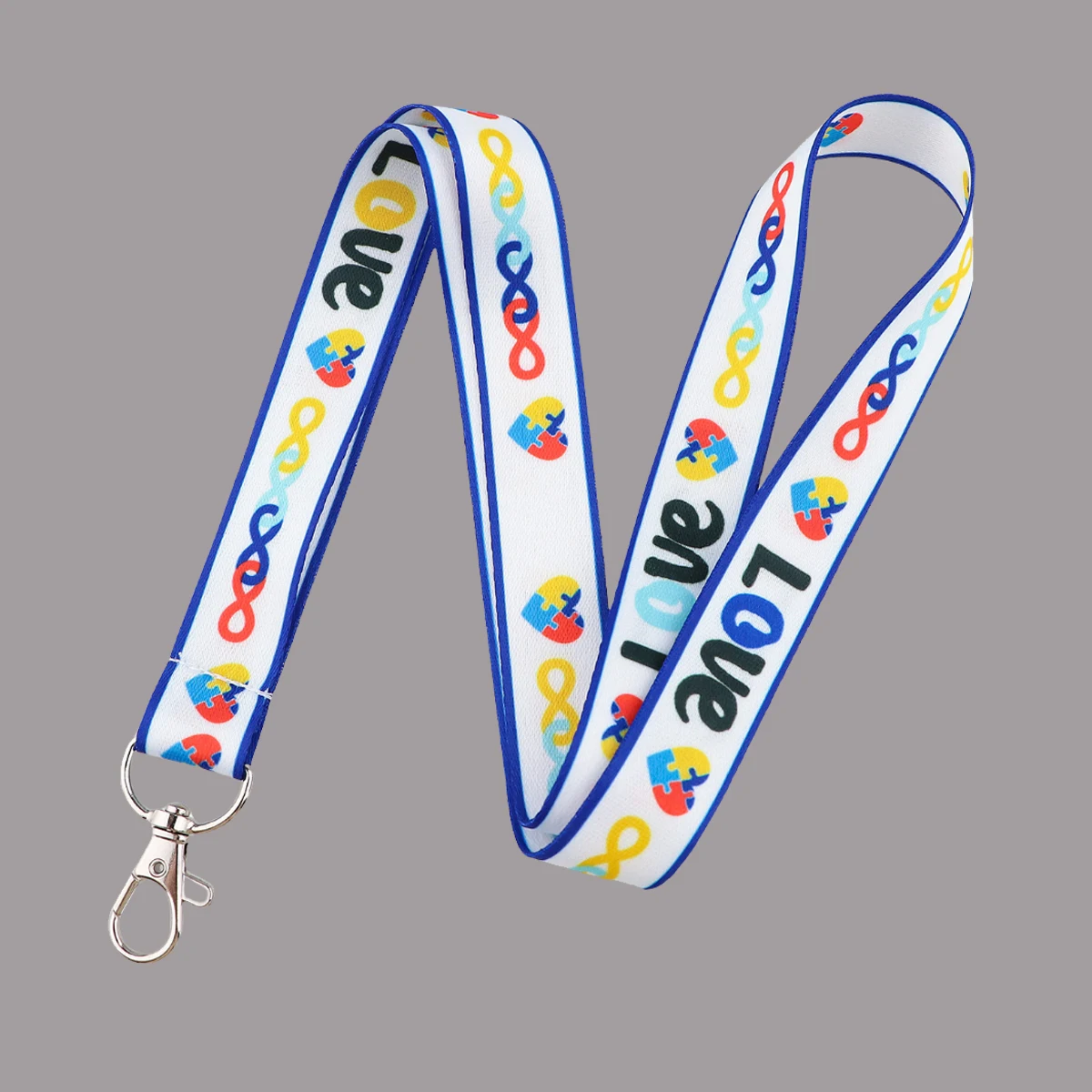

Signs of Autism Lanyards for Keys Badge ID Mobile Phone Gym Hanging Rope Neck Straps Key Ring Accessories Gifts