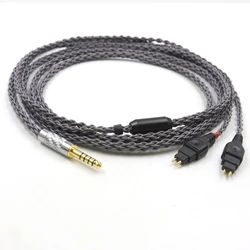 Balanced 2.5mm 4.4 6.5 xlr Stereo 8 Core 7N OCC Earphone Cable For Sennheiser HD580 HD600 HD650 HD25 HD660S hd565 hd545 Audio