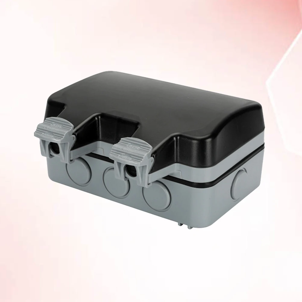 

2 Jack Port 6 Holes Ip66 Waterproof Outdoor Wall Power Electrical Socket Cover For Home Hotel Laptop Tablet Charging Uk Plug