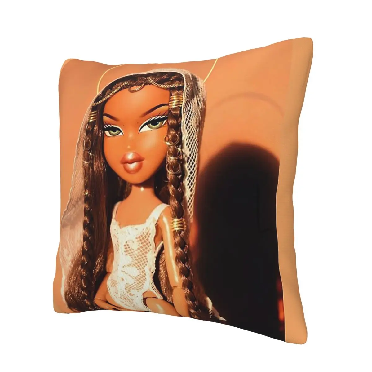 Bratz y2k Pillowcase Polyester Cushion Cover Decoration Throw Pillow Case Cover for Home Double-sided Printing