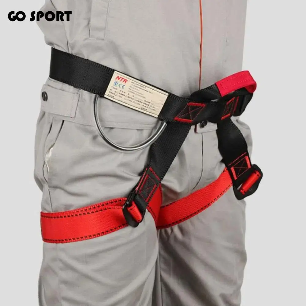 

Waist Support Outdoor Sports Harness Safety Stable Rock Climbing Harness Strong Adjustable Climbing Half Body Safety Belt