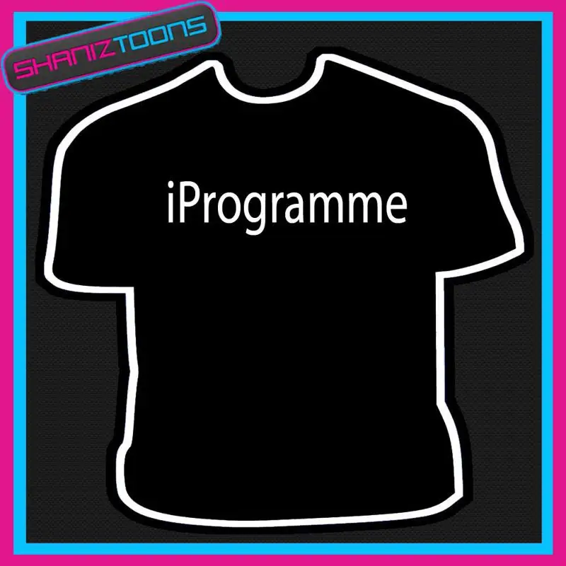 I PROGRAMME COMPUTER PROGRAMMER FUNNY SLOGAN TSHIRT