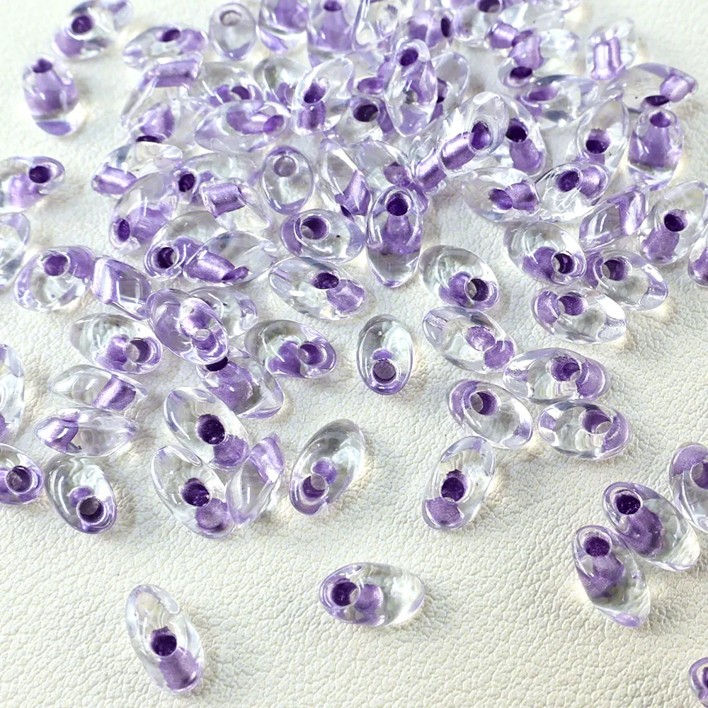 Japanische importierte Miyuki Long Magatama Perlen mit transparent gefärbtem Kern, Phoenix-Perlen, Schmuckzubehör, verwendet für die Armbandherstellung, verschiedene Ausführungen. – Detail 9
