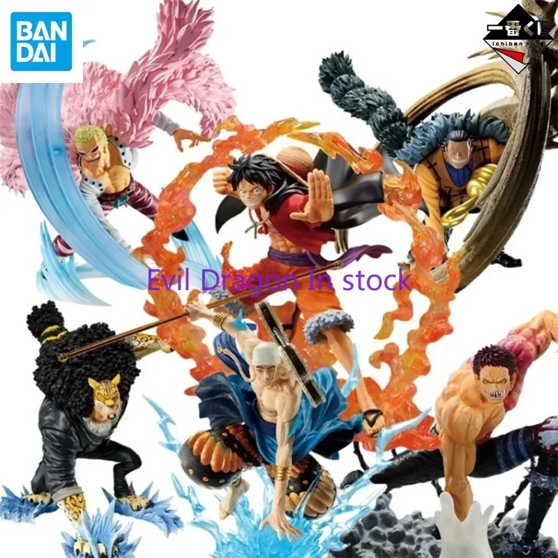 

Оригинальная оригинальная фигурка Bandai Ichiban KUJI, Luffy, Charlotte, Katakuri, roblucci, Eneru, Doflamingo, крокодил, аниме