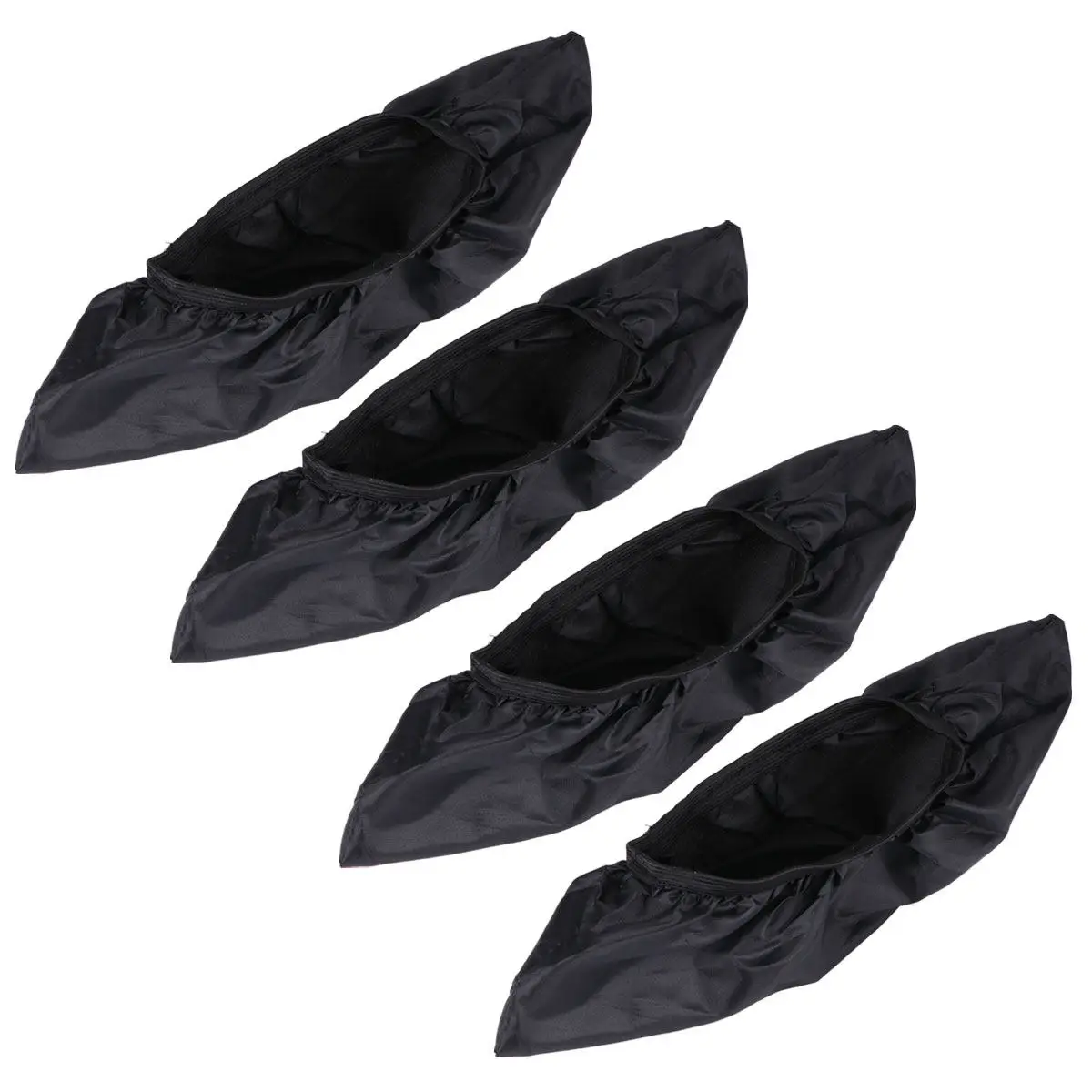 

2 пары пылезащитных чехлов для коньков, моющиеся, из дышащего нейлона, для защиты обуви от грязи, дождя, снега, для активного отдыха, путешествий, походов