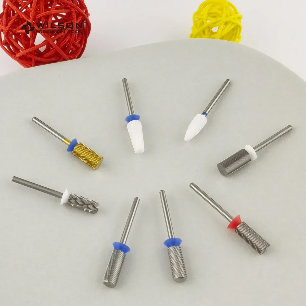5.35mm Small Barrels Bits (Chamfers) - TiN Coating Portable Bits Manicures Salons All In 1 Durables Dentalss Burs