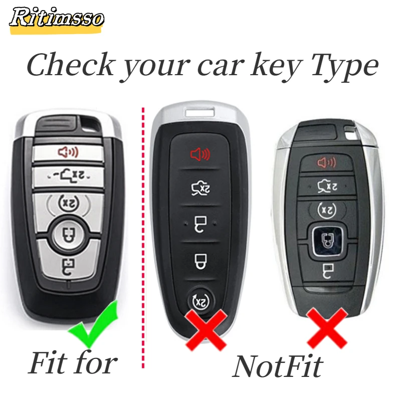 5 Buttons Car TPU Key Case Cover Key Shell Fob for Ford Fusion Mustang Explorer F-150 F-250 F-350 2017 2018 Auto Accessories